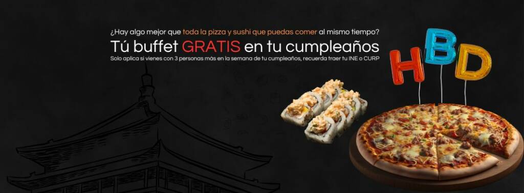 Oferta para cumpleaños buffet en monterrey